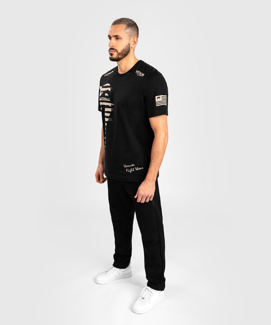 triČko venum giant usa - regular fit - ČernÉ