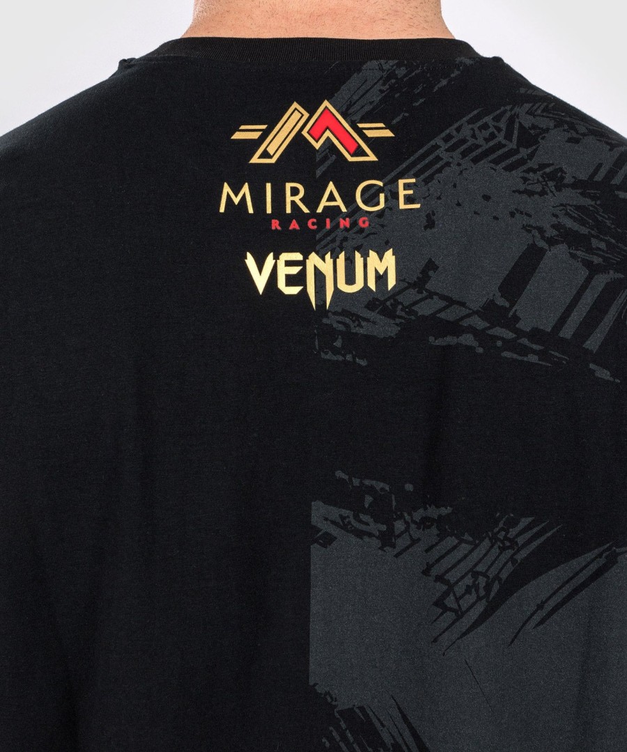 tričko venum x mirage - černézlaté