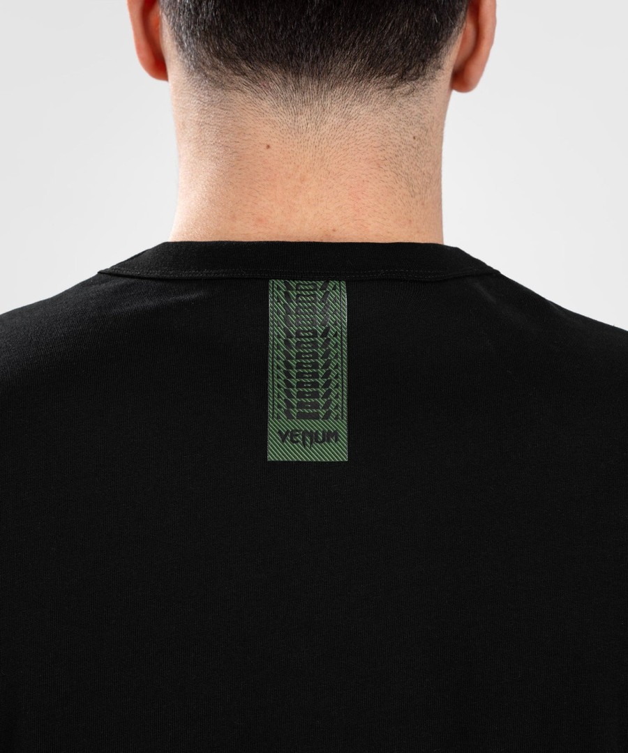 tričko venum connect xl - černozelené