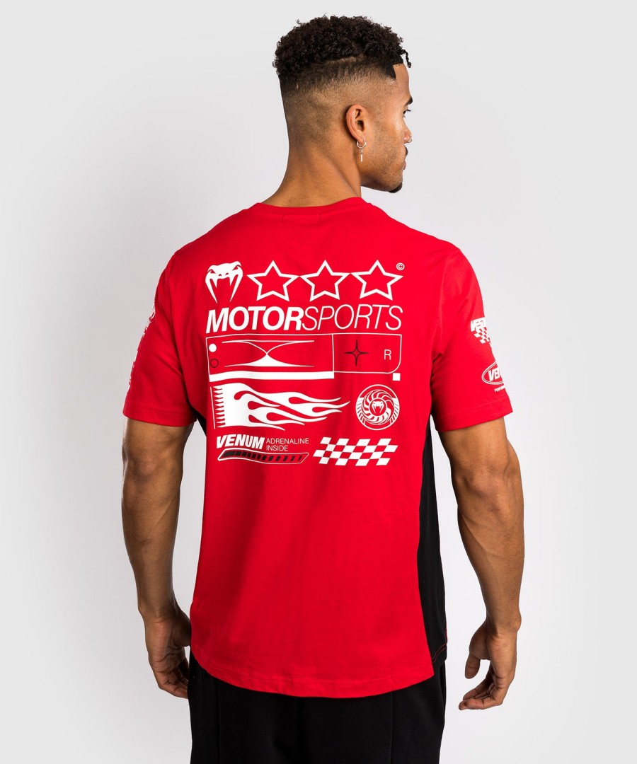 tričko venum motorsport - závodní červené