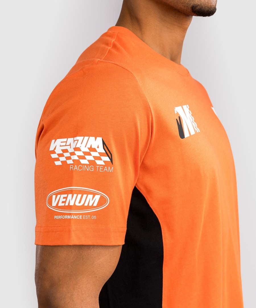 tričko venum motorsport - mandarinkové