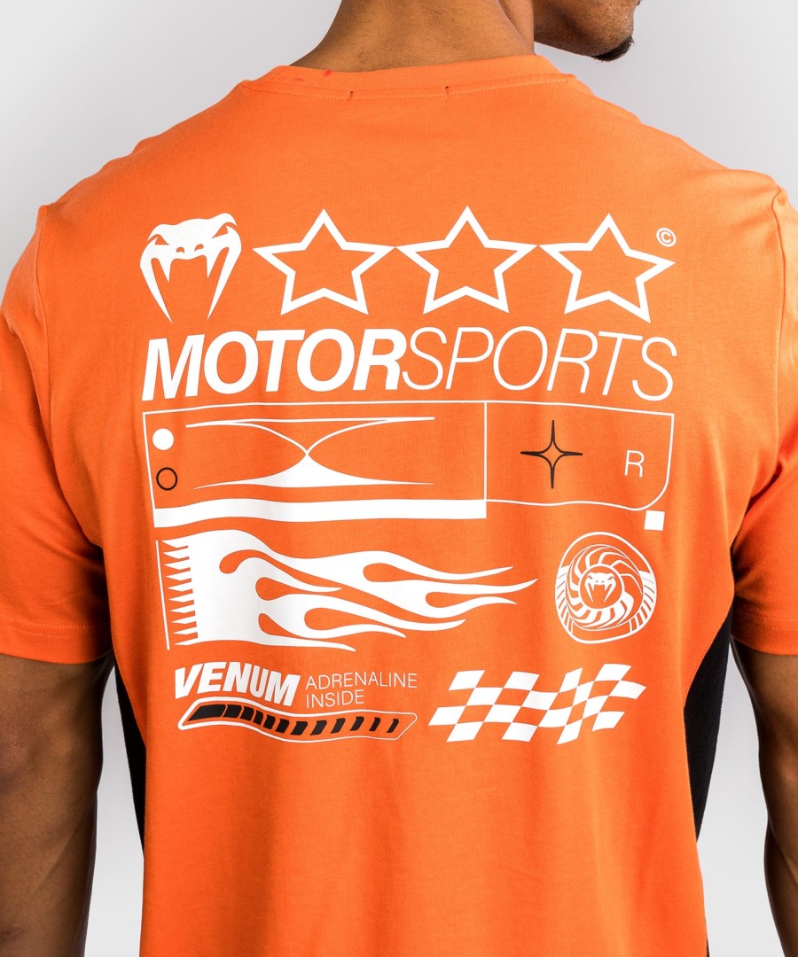 tričko venum motorsport - mandarinkové