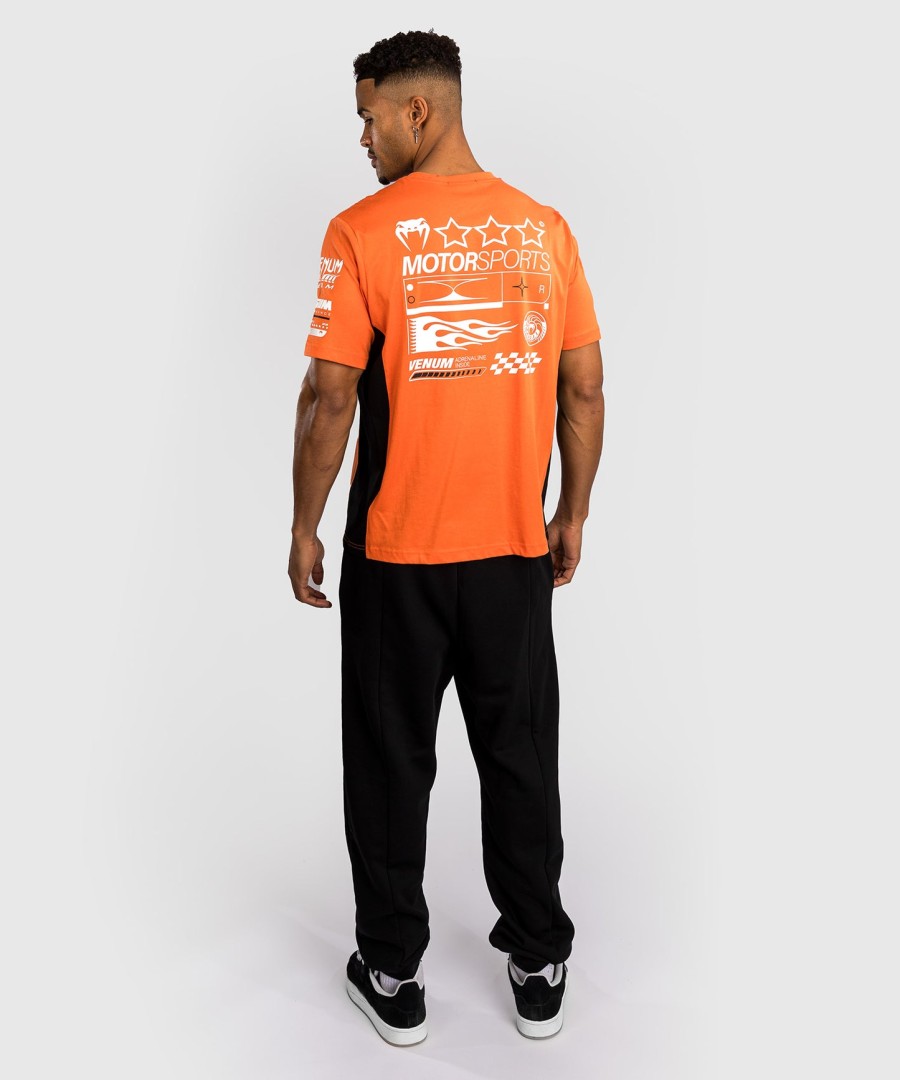 tričko venum motorsport - mandarinkové