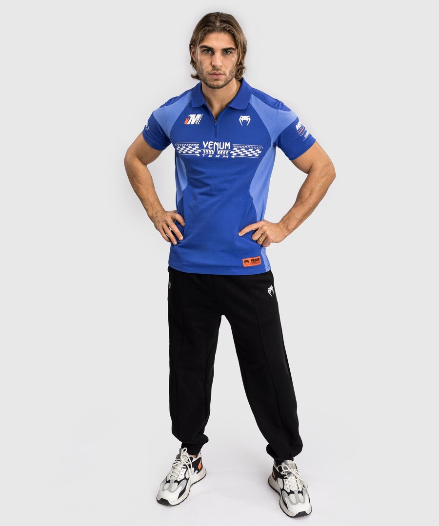 venum motorsport cotton polo - royal blue