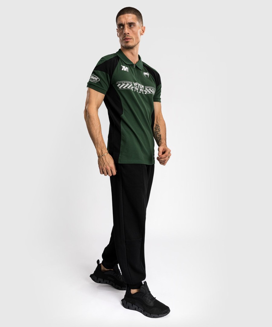 bavlněné polo tričko venum motorsport - deep forest