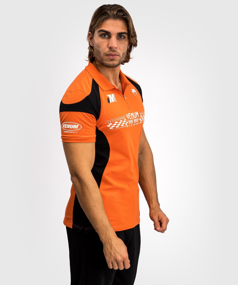 bavlněné polo tričko venum motorsport - mandarinkové