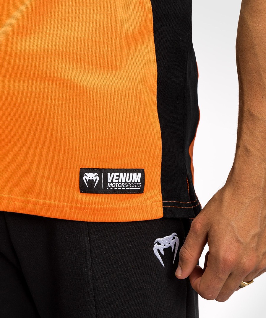 bavlněné polo tričko venum motorsport - mandarinkové