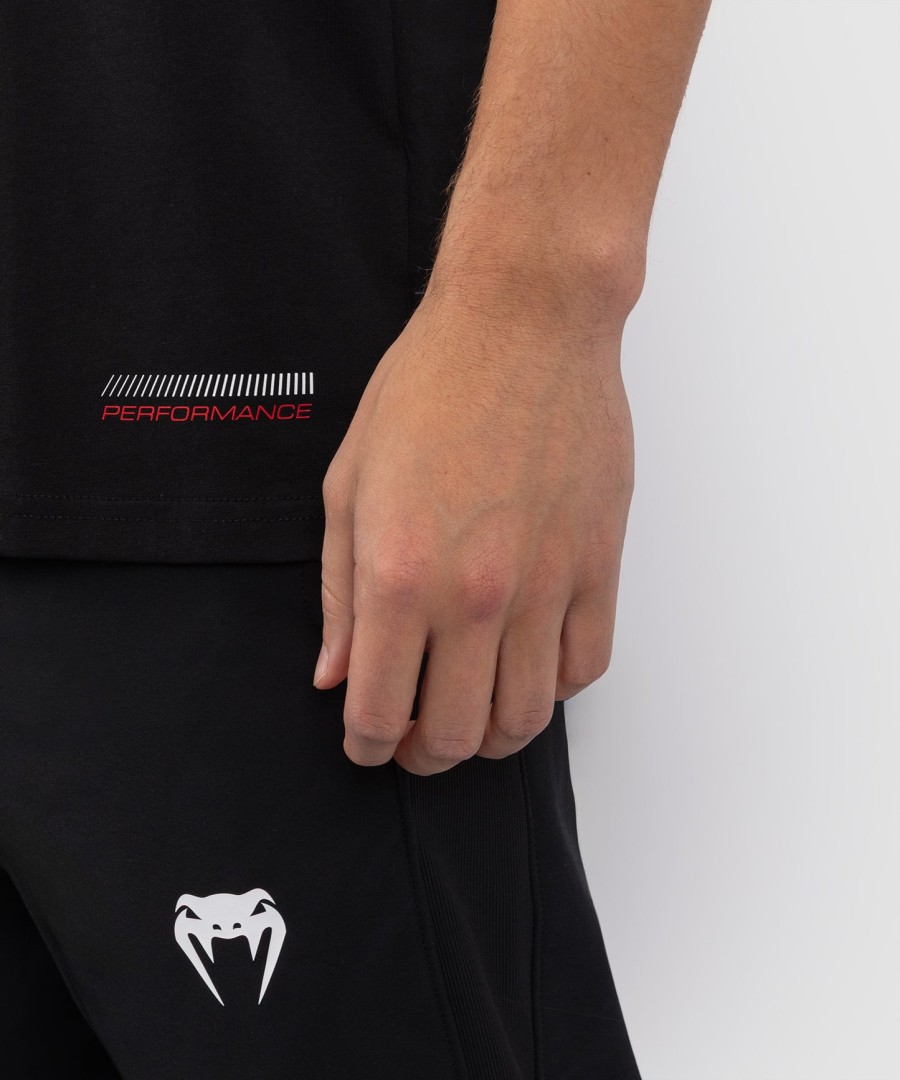 tričko venum tactical xt - černéohnivé červené