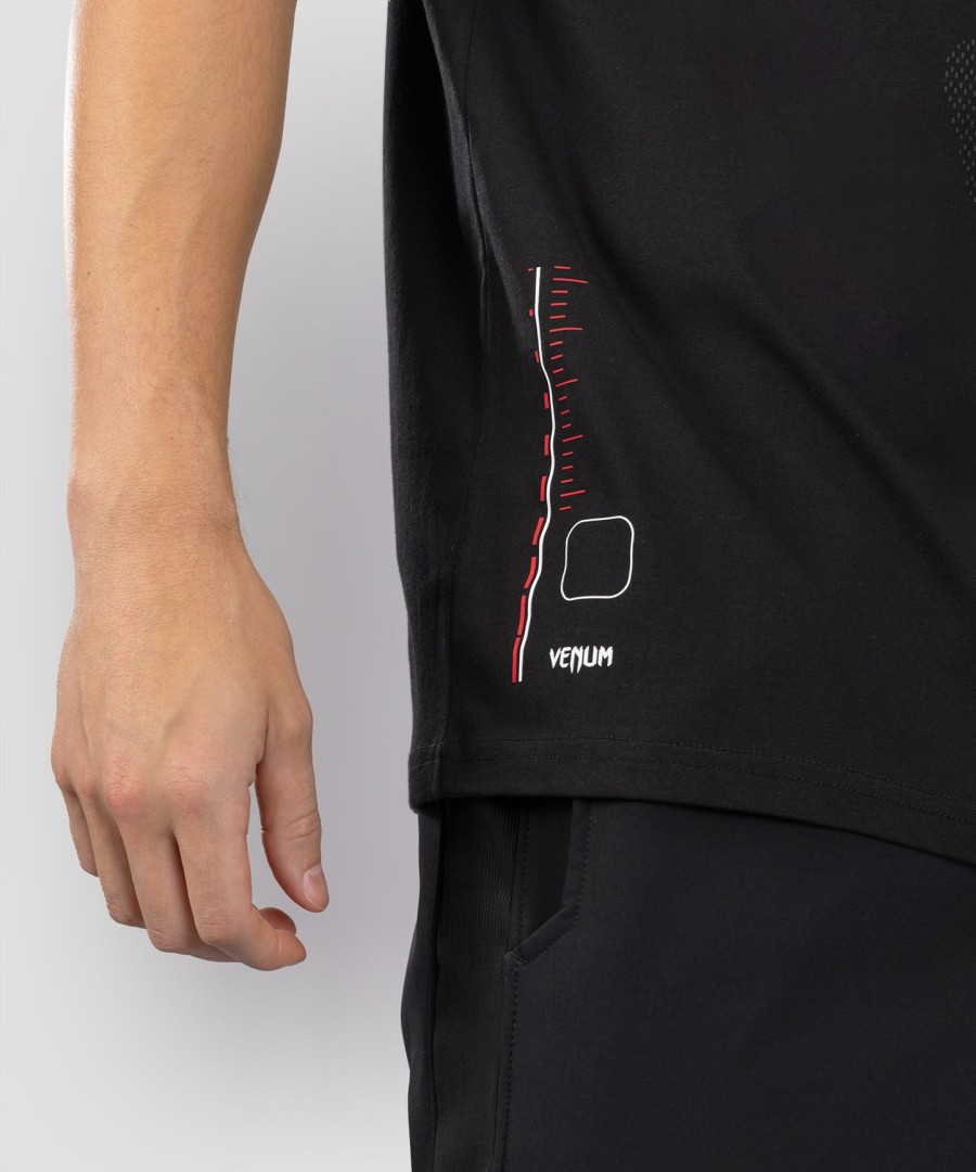 tričko venum tactical xt - černéohnivé červené