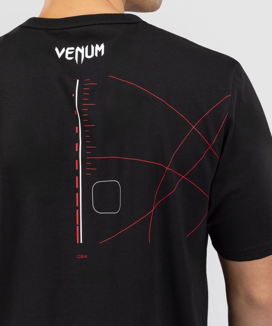 tričko venum tactical xt - černéohnivé červené