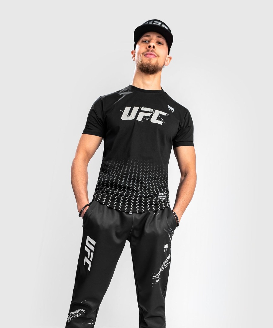pánské tričko s krátkým rukávem ufc venum authentic fight week 2.0 - černé