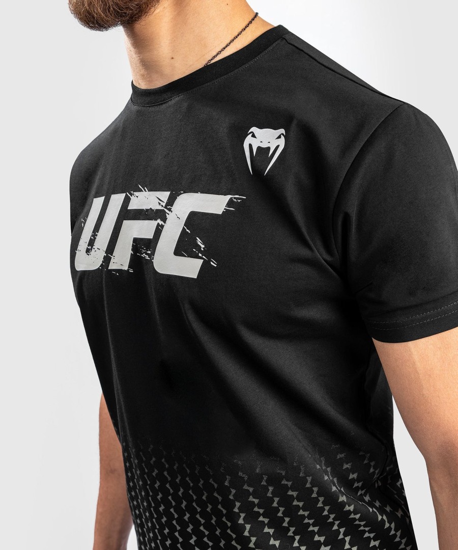 pánské tričko s krátkým rukávem ufc venum authentic fight week 2.0 - černé