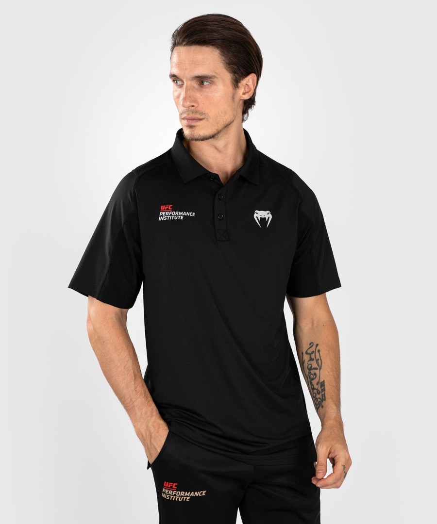 pánské polo tričko ufc venum performance institute 2.0 - černo-červené