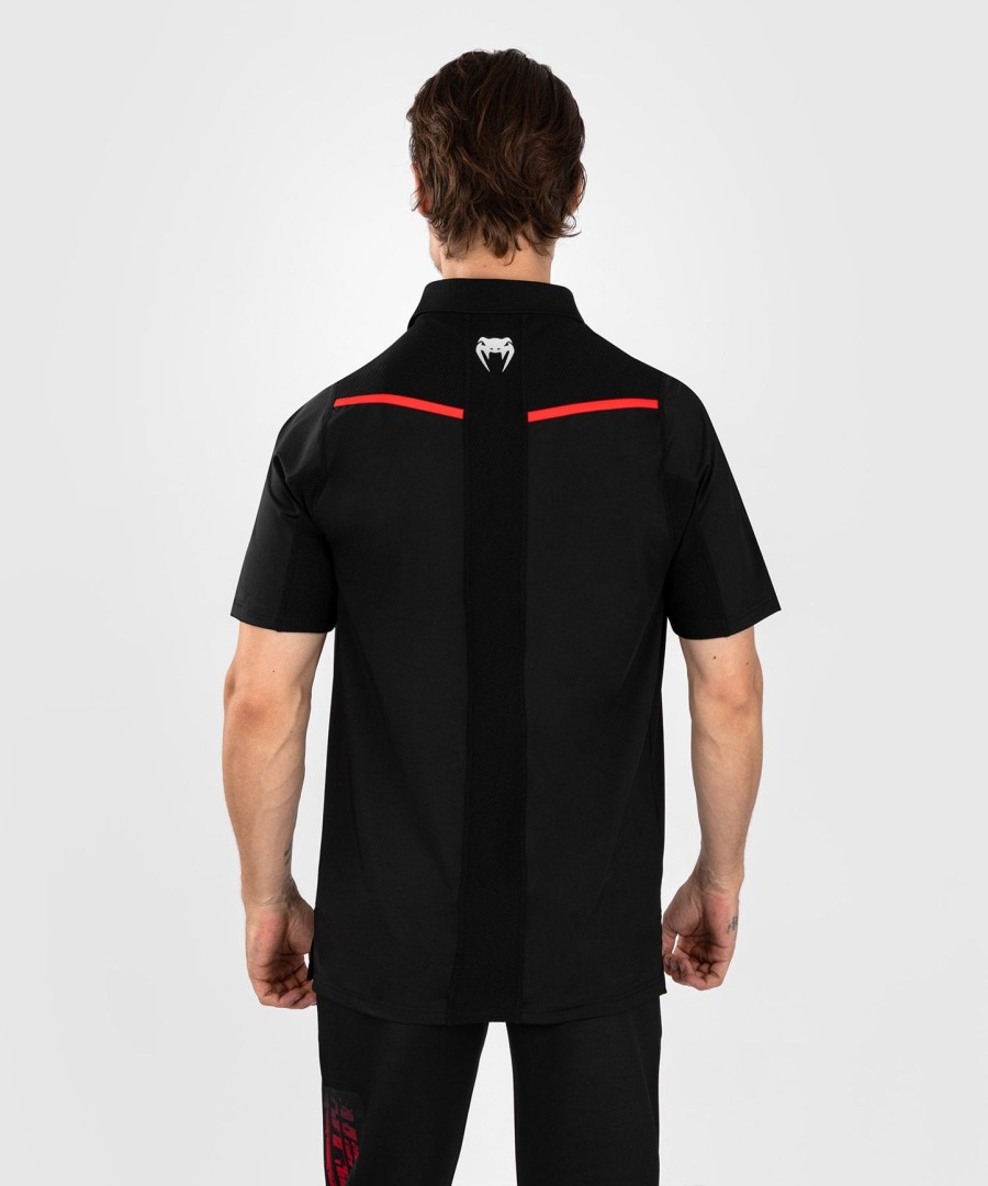pánské polo tričko ufc venum performance institute 2.0 - černo-červené