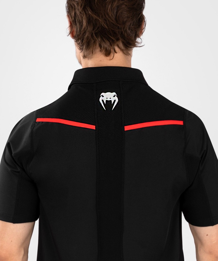 pánské polo tričko ufc venum performance institute 2.0 - černo-červené