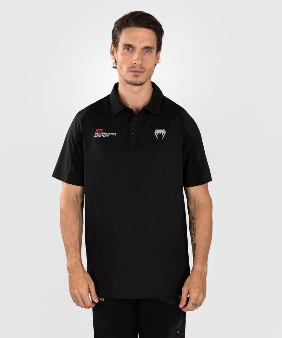 pánské polo tričko ufc venum performance institute 2.0 - černo-červené