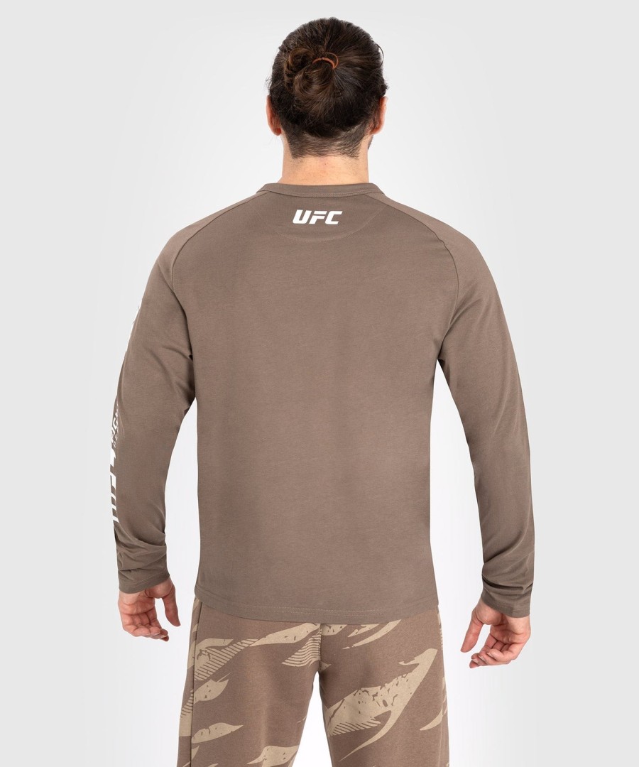 pánské tričko s dlouhým rukávem ufc adrenaline by venum fight week - bronzové