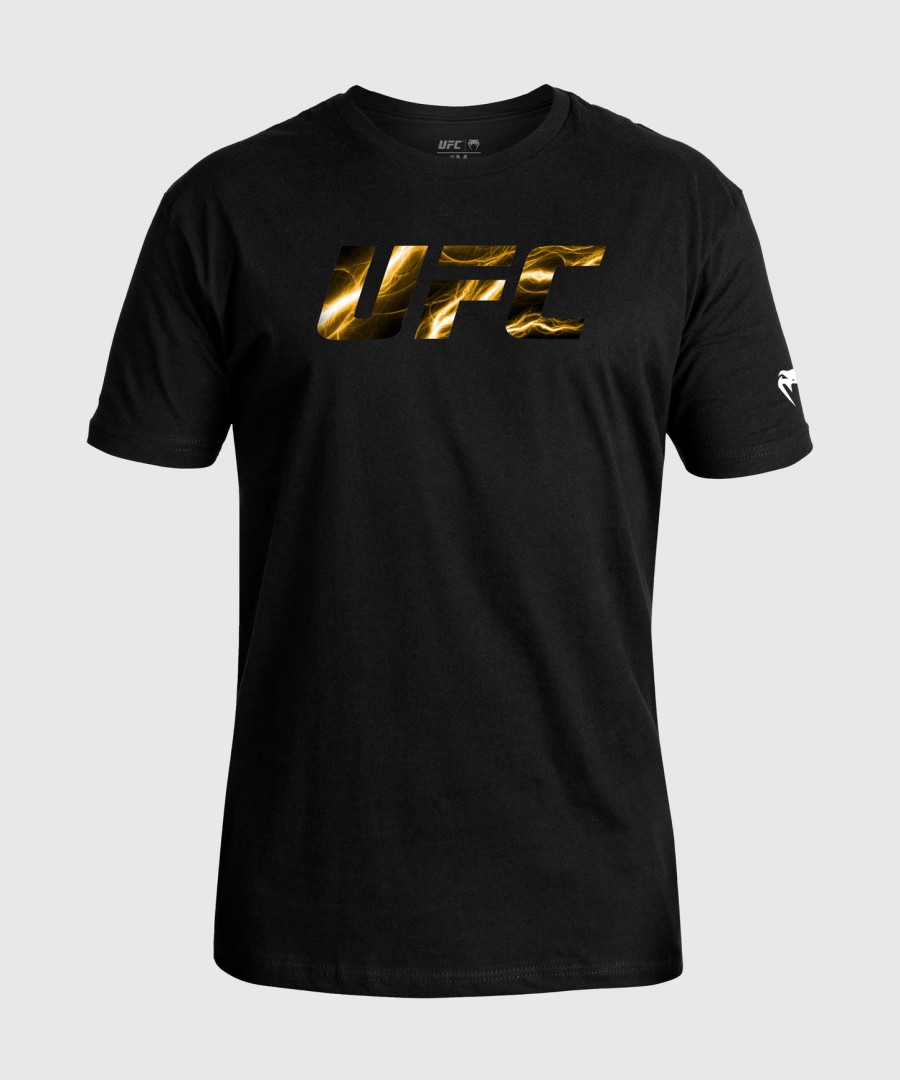 pánské tričko ufc unrival by venum s černým potiskem israel adesanya