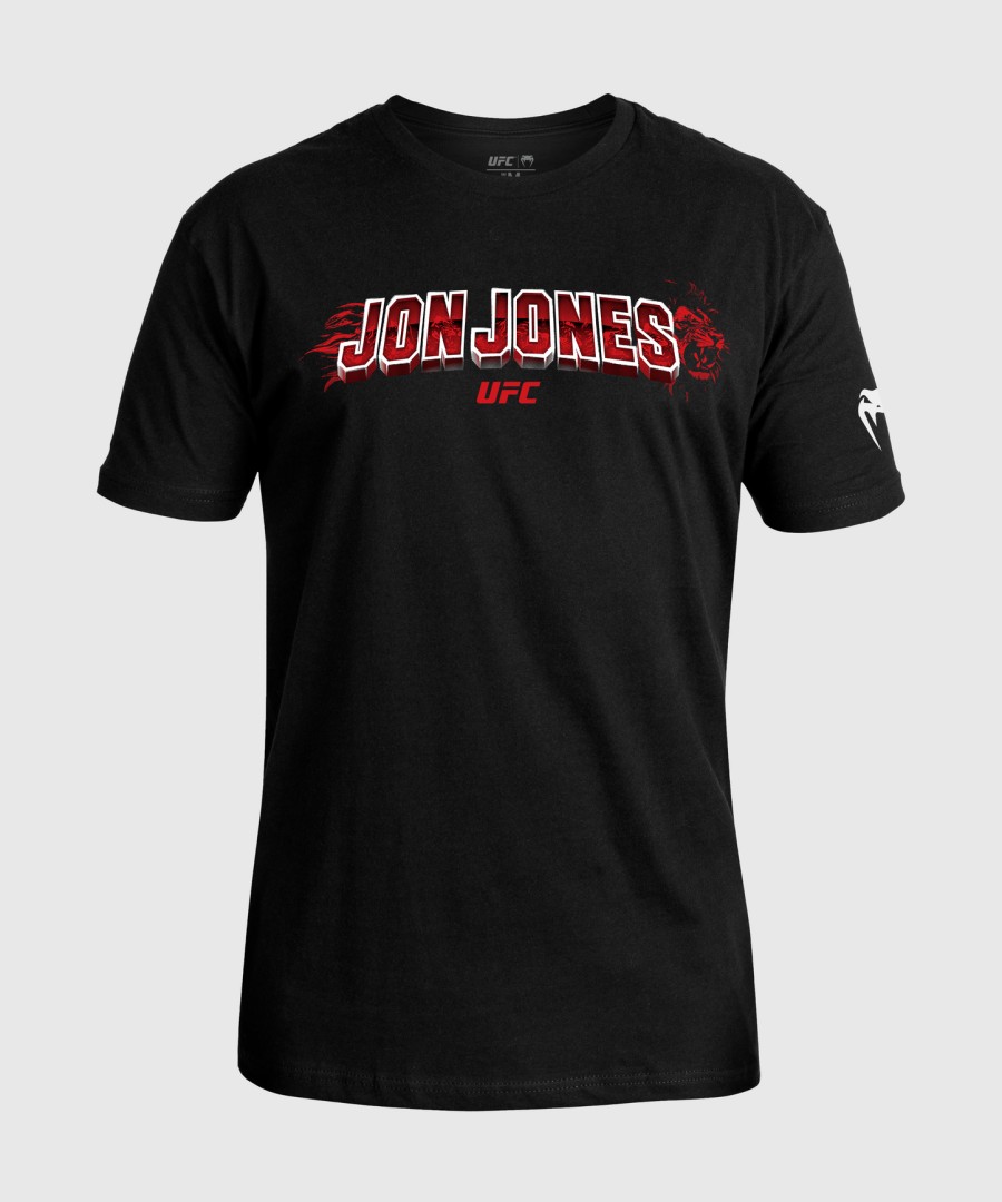 pánské tričko ufc unrival by venum black jon jones