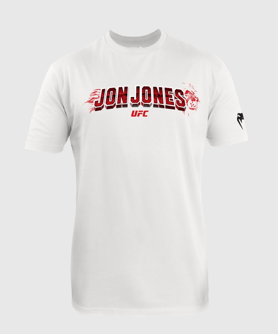 pánské bílé tričko ufc unrival by venum jon jones