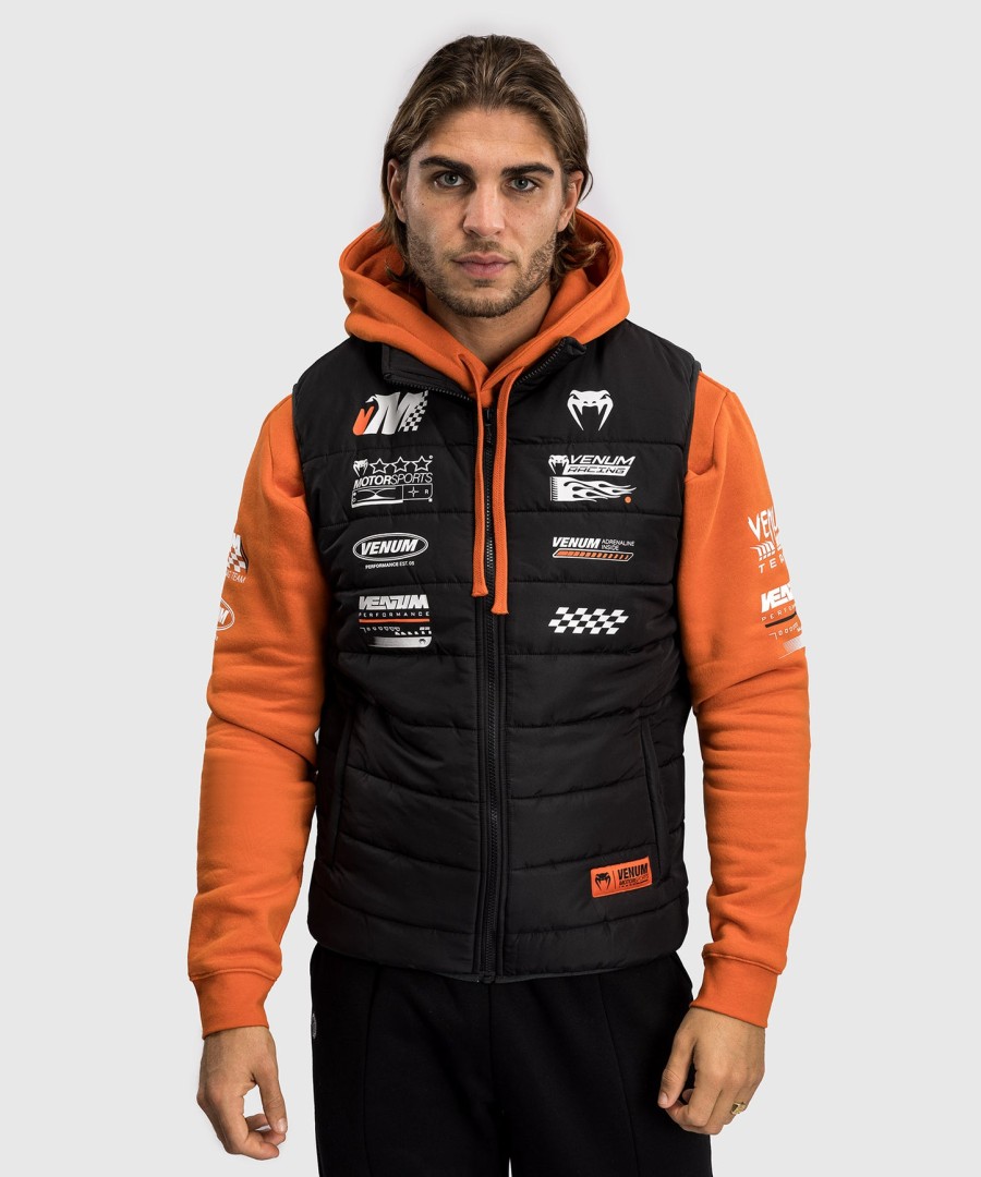 péřová bunda venum motorsport - tmavě černá