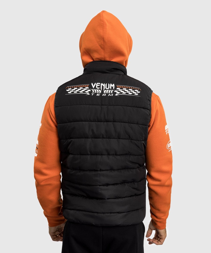 péřová bunda venum motorsport - tmavě černá