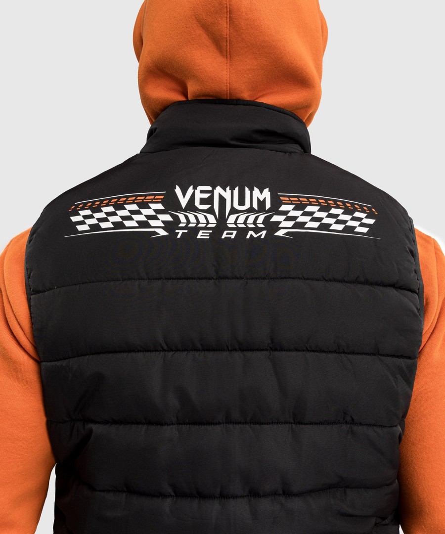 péřová bunda venum motorsport - tmavě černá