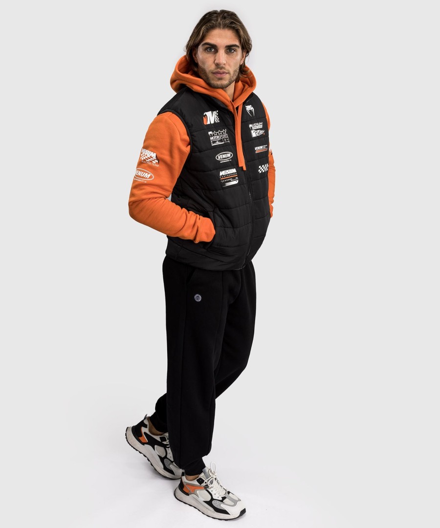 péřová bunda venum motorsport - tmavě černá