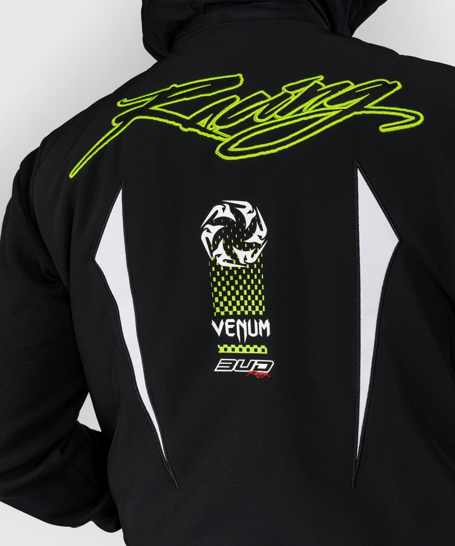 péřová bunda venum x bud racing - černábílálimetkově zelená
