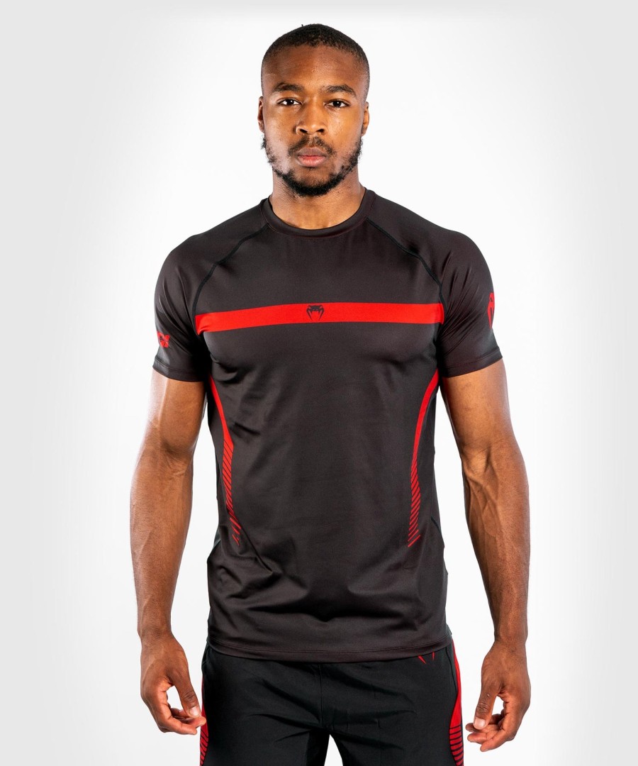 tričko venum nogi 3.0 dry tech - černéčervené