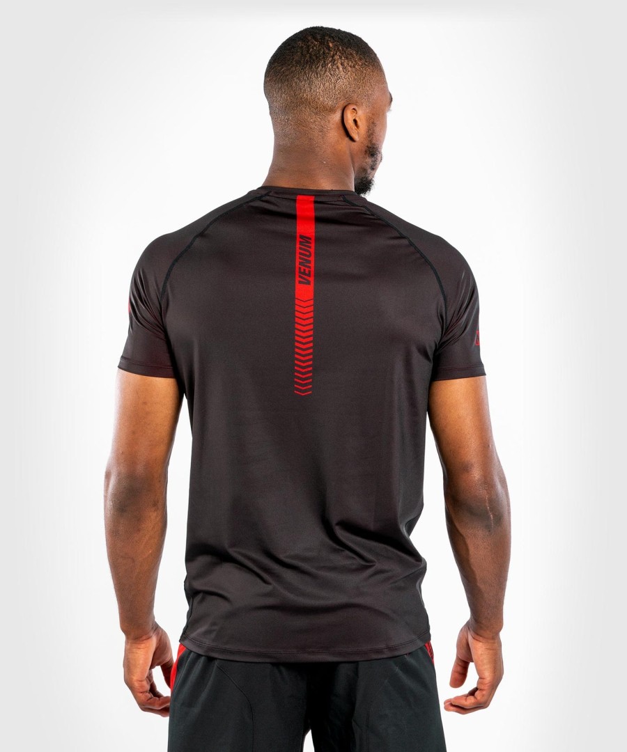 tričko venum nogi 3.0 dry tech - černéčervené