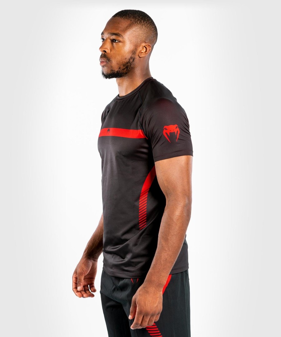 tričko venum nogi 3.0 dry tech - černéčervené