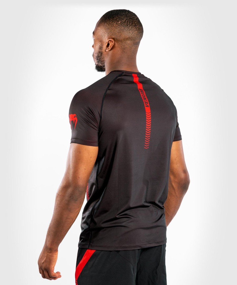tričko venum nogi 3.0 dry tech - černéčervené