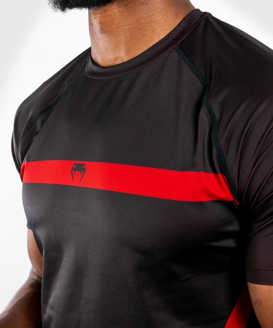 tričko venum nogi 3.0 dry tech - černéčervené