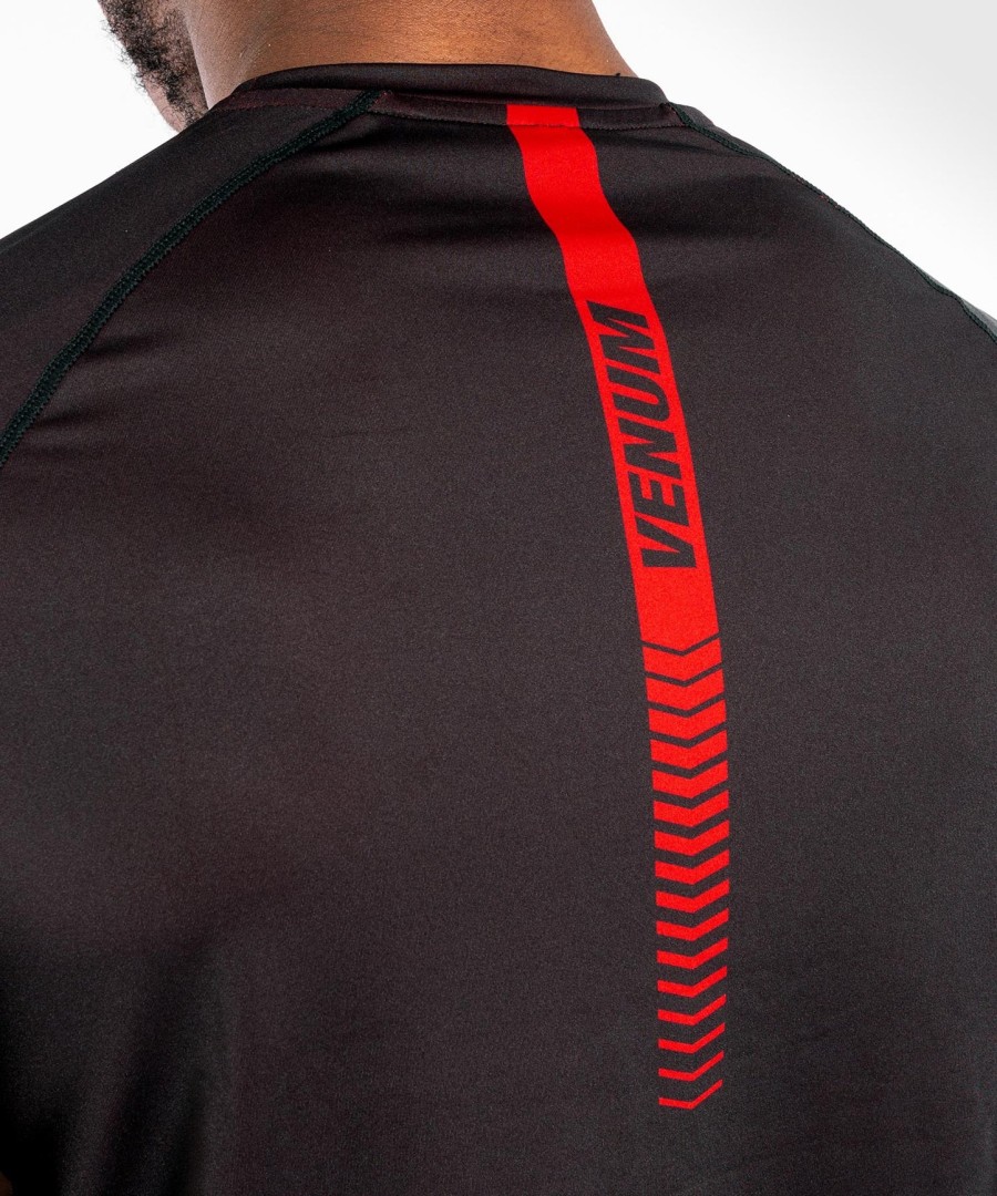 tričko venum nogi 3.0 dry tech - černéčervené