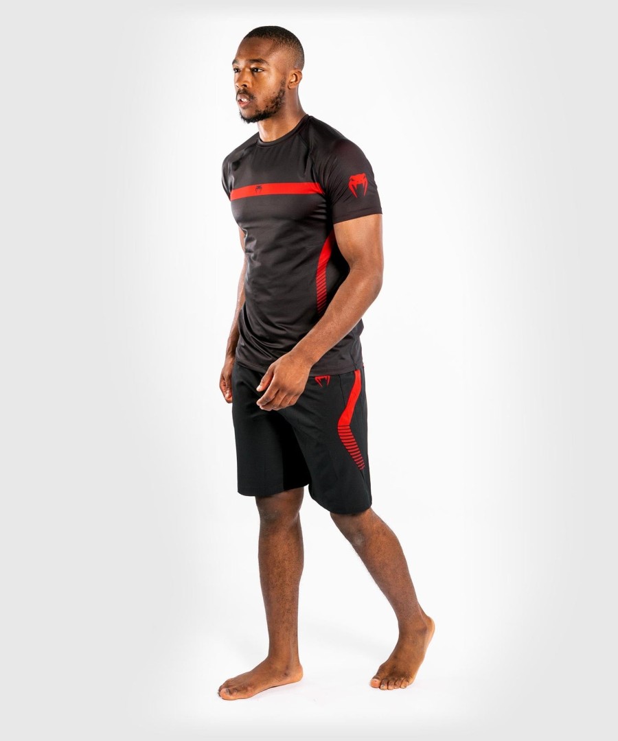 tričko venum nogi 3.0 dry tech - černéčervené