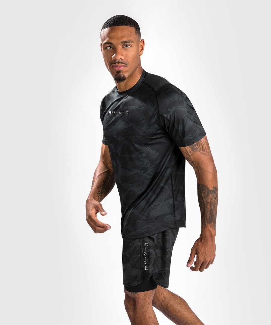 tričko venum electron 3.0 dry tech - krátký rukáv - černé