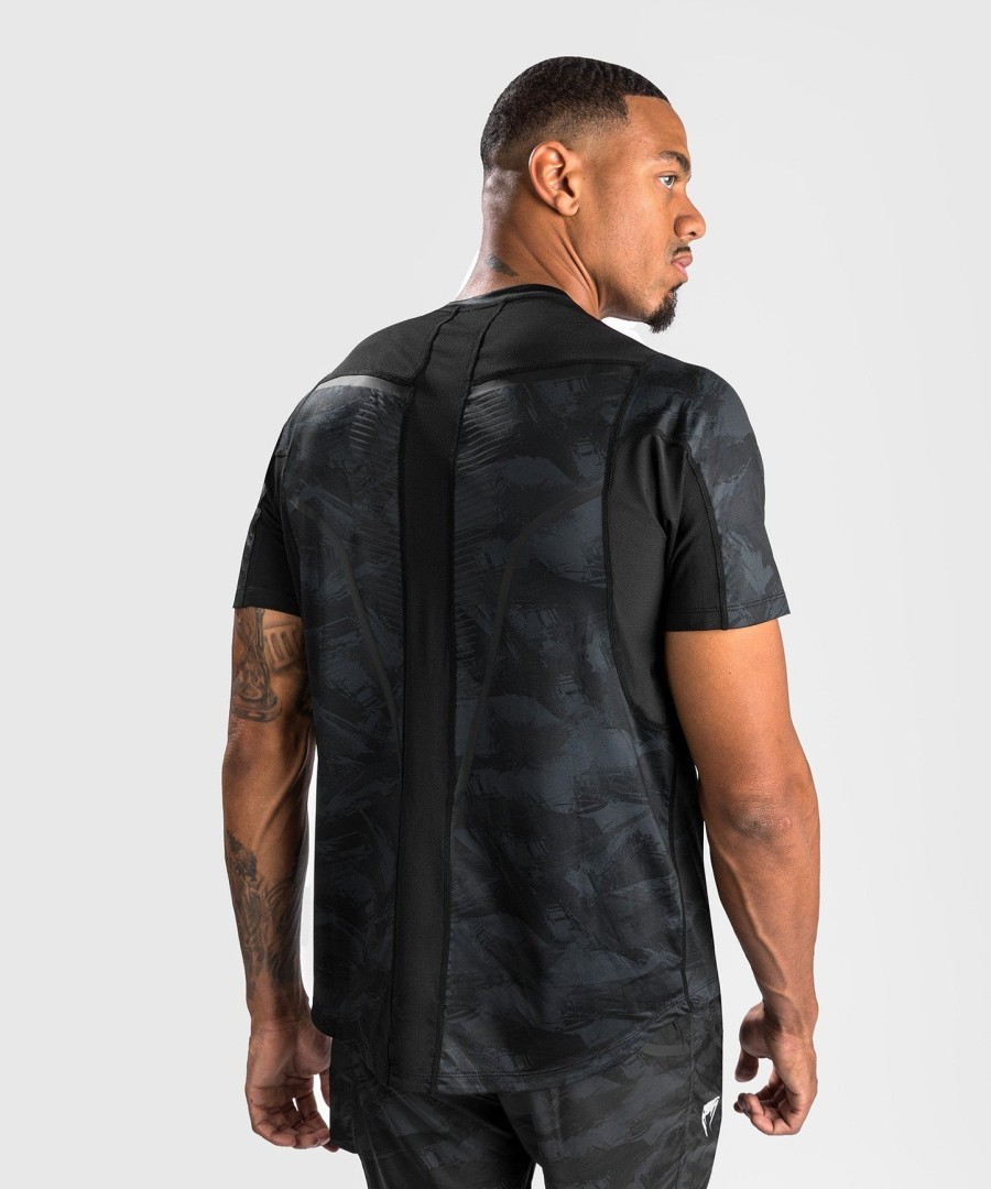 tričko venum electron 3.0 dry tech - krátký rukáv - černé