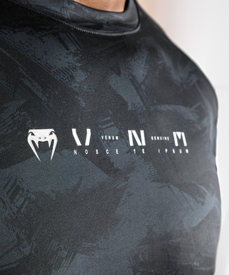 tričko venum electron 3.0 dry tech - krátký rukáv - černé