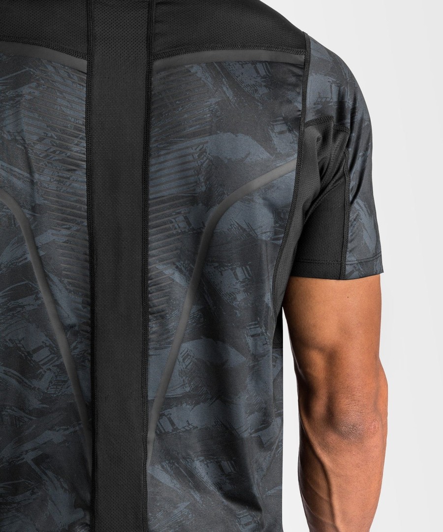tričko venum electron 3.0 dry tech - krátký rukáv - černé