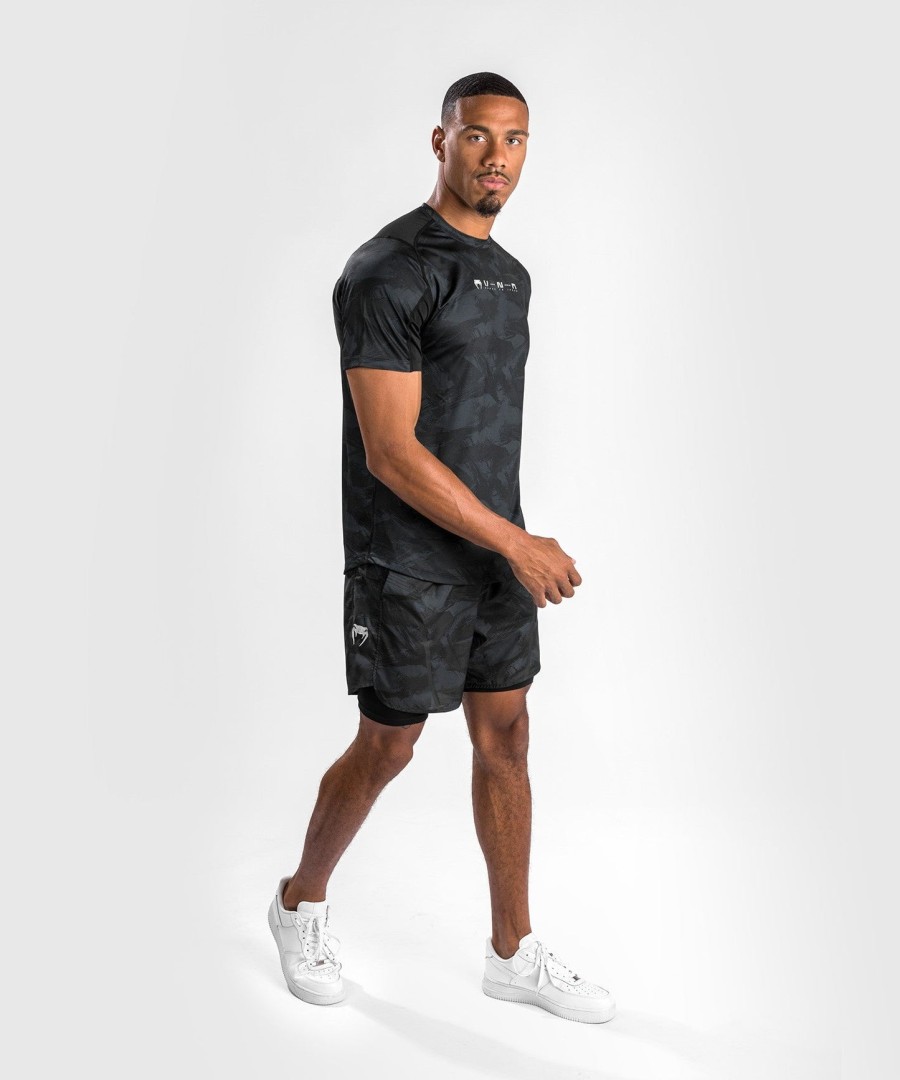 tričko venum electron 3.0 dry tech - krátký rukáv - černé