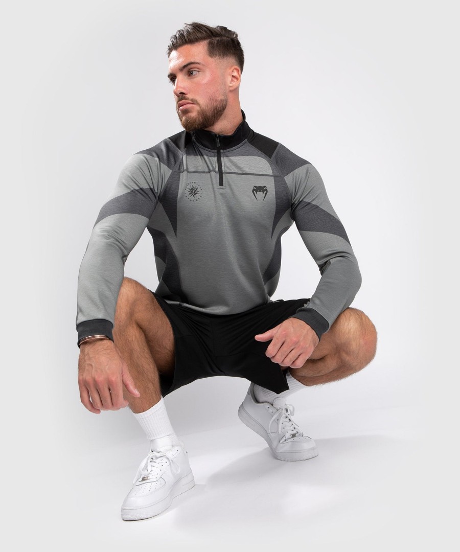 venum stone winter dry tech - triko s dlouhým rukávem - minerálově zelené