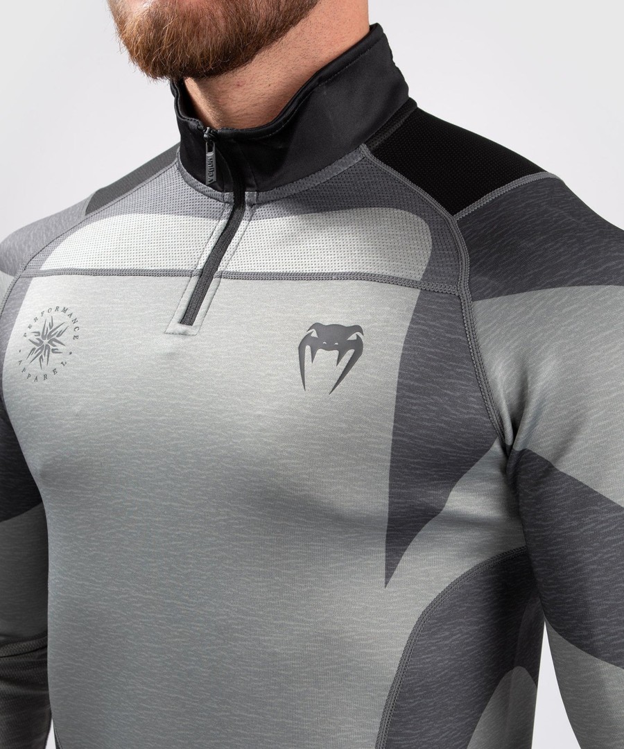 venum stone winter dry tech - triko s dlouhým rukávem - minerálově zelené