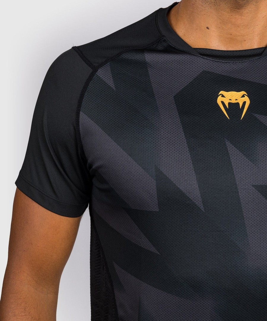 tričko venum razor dry tech - černozlaté