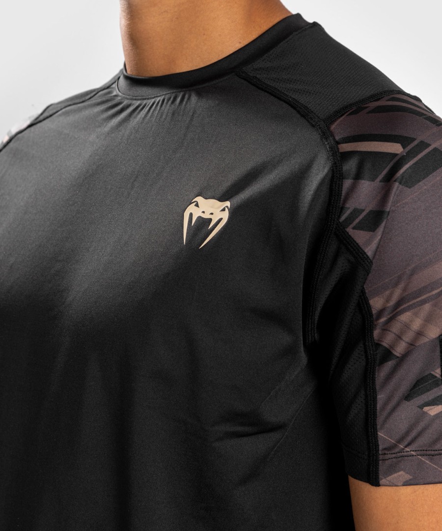 tričko venum tecmo 2.0 dry tech - černéhnědé