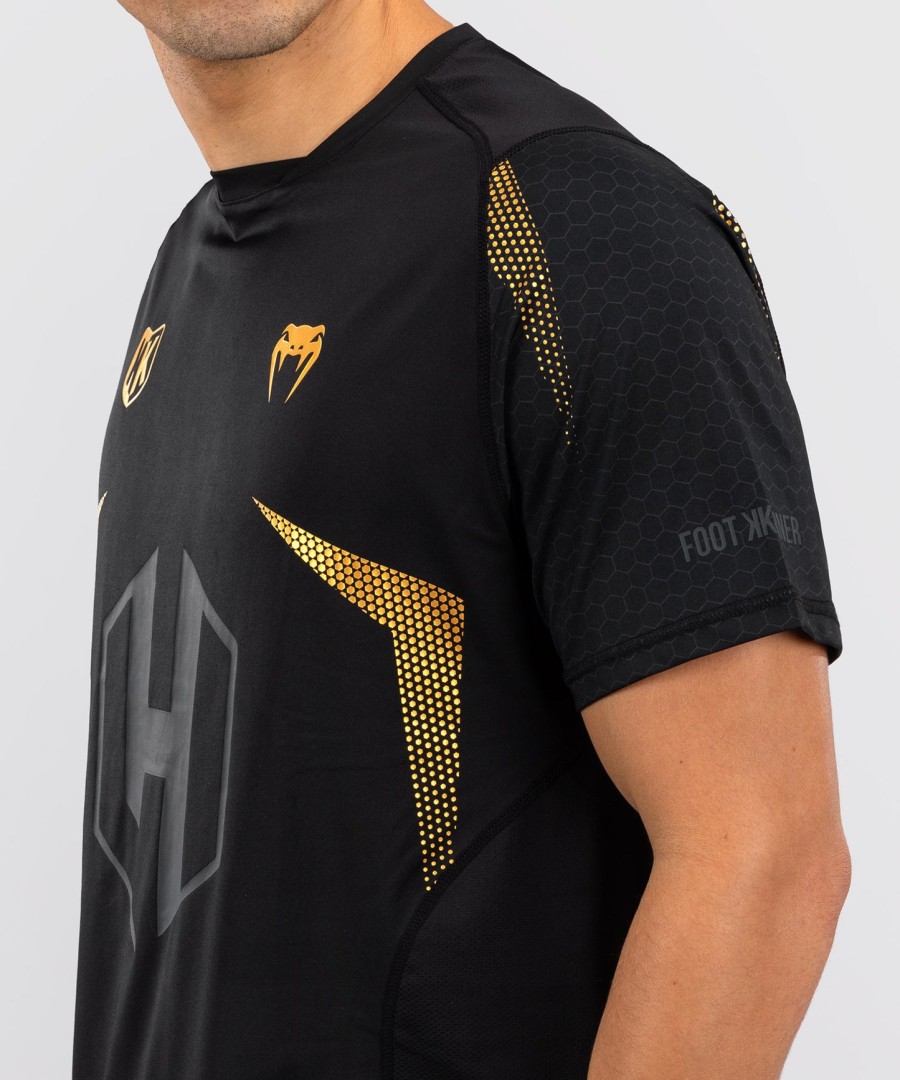 tričko fk x venum hexagone mma - černozlaté