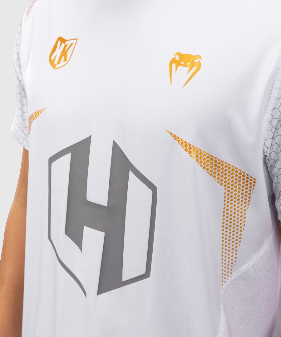 tričko fk x venum hexagone mma - bílozlaté