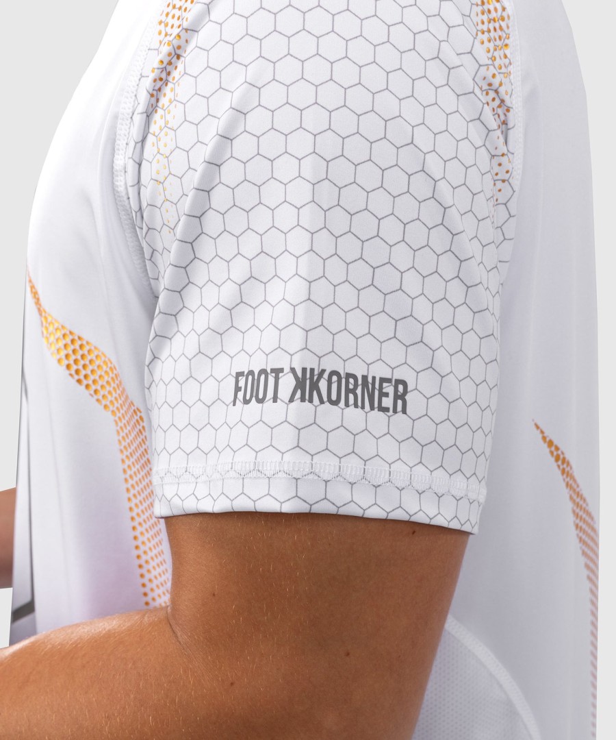 tričko fk x venum hexagone mma - bílozlaté