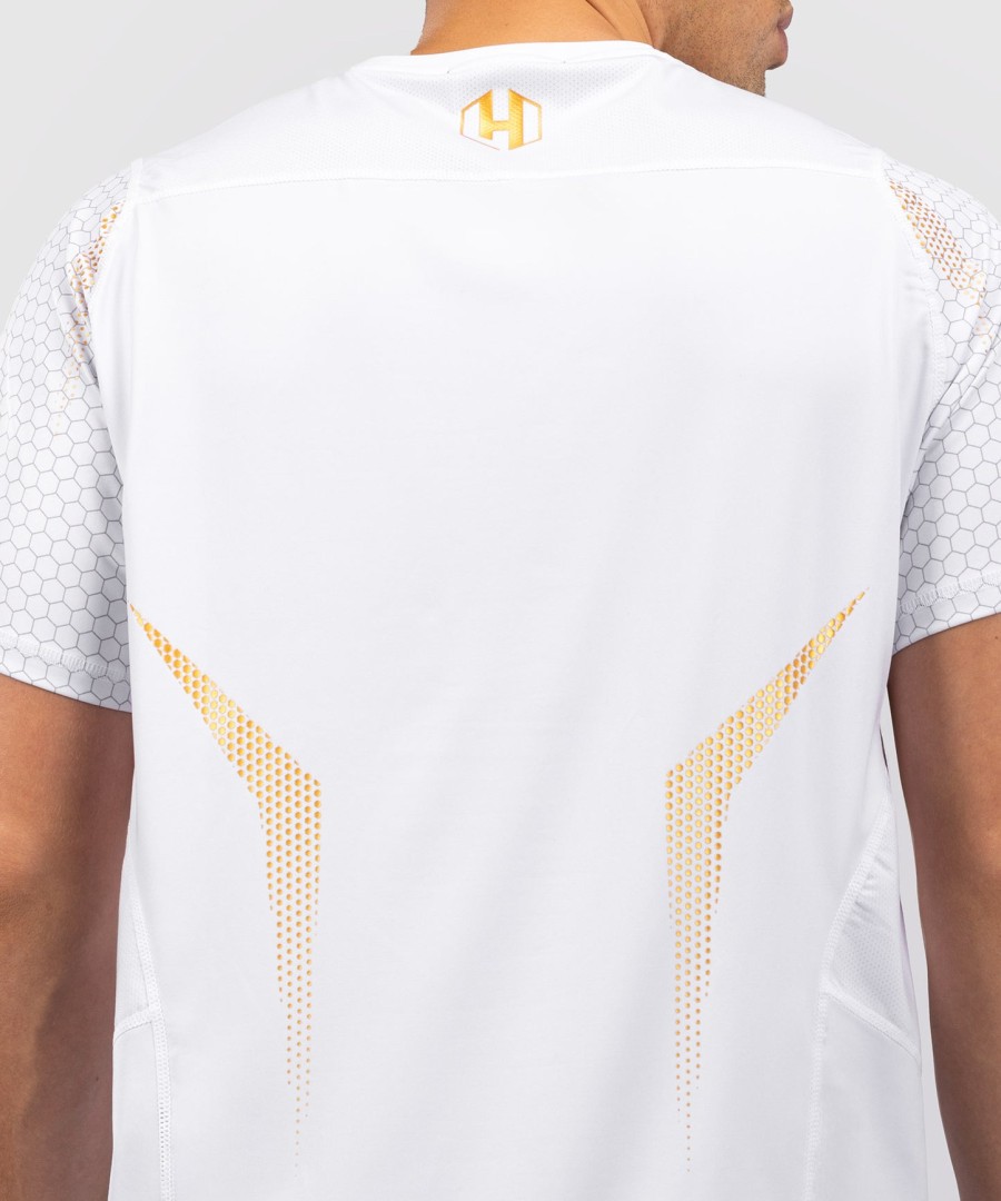 tričko fk x venum hexagone mma - bílozlaté
