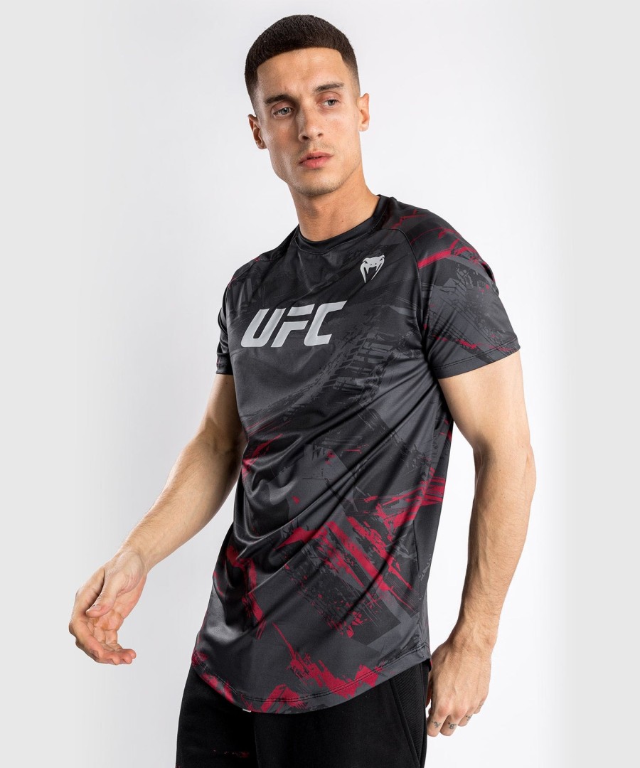 pánské tričko ufc venum authentic fight week 2.0 dry tech - černé